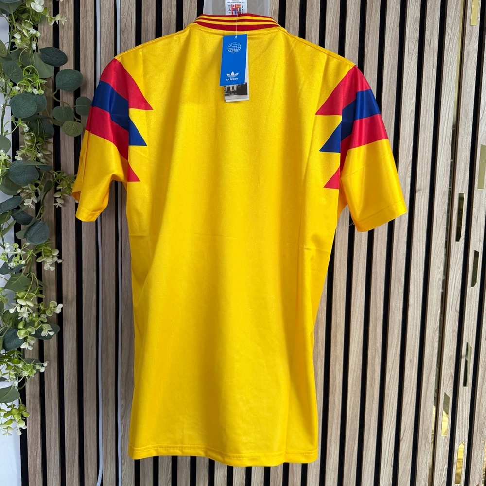 ⚽️ COLOMBIA🏆🇨🇴 team jersey retro player soccer seleccion futbol World Cup size M - Picture 5 of 14
